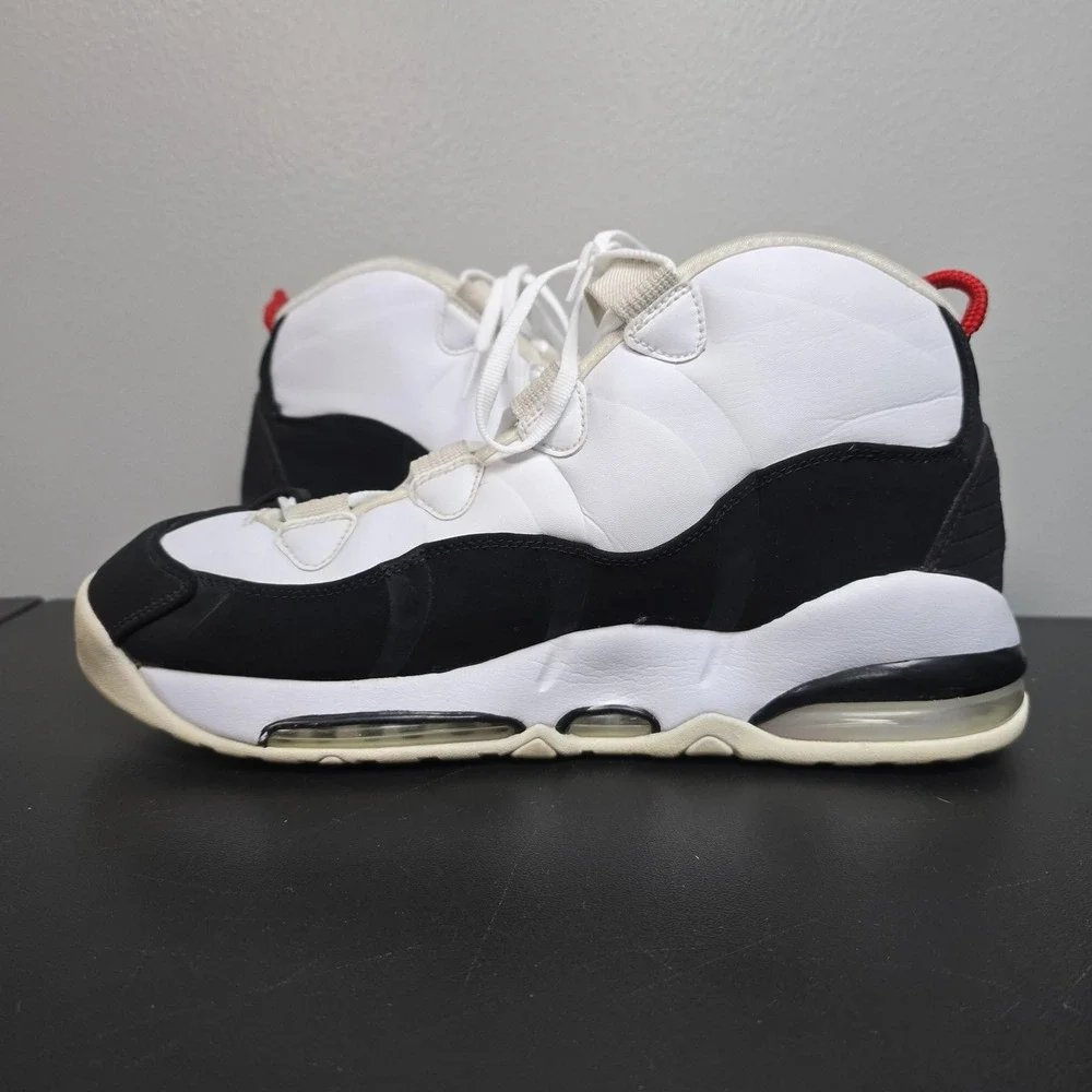 Nike Shoes Mens 12 White Black Air Max Uptempo 95 Bulls Basketball CK0892-101